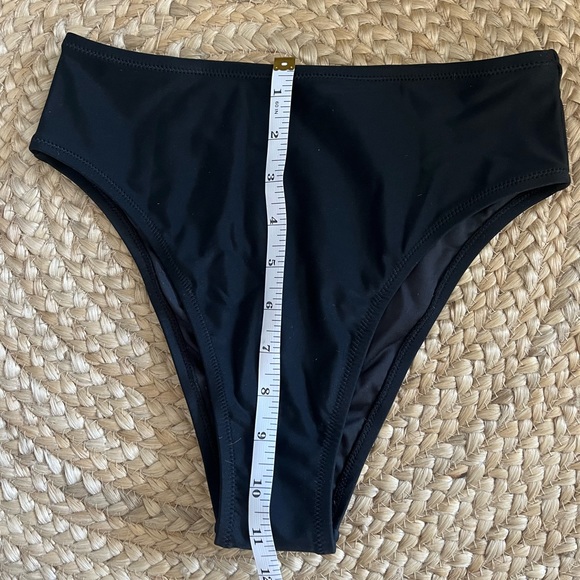 NWT Black High Rise Relleciga Bikini Bottoms - Picture 4 of 9